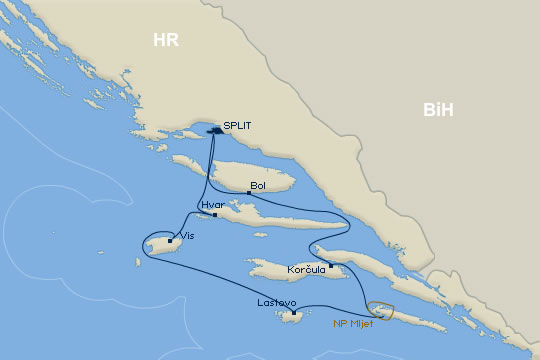 Jadranska Kraljica, ruta 3